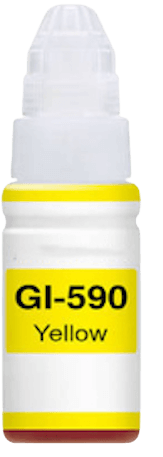 Canon GI-590Y gul kompatibel Blæk refill 70 ml. (1606C001)