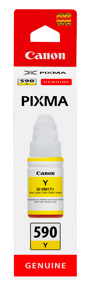 Canon GI-590Y gul original Blæk refill 70 ml. (1606C001)