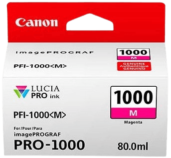 Canon PFI-1000M magenta original blækpatron 80 ml. (0548C001)