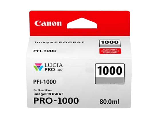 Canon PFI-1000PGY foto grå original blækpatron 80 ml. (0553C001)