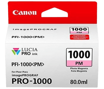 Canon PFI-1000PM foto magenta original blækpatron 80 ml. (0551C001)
