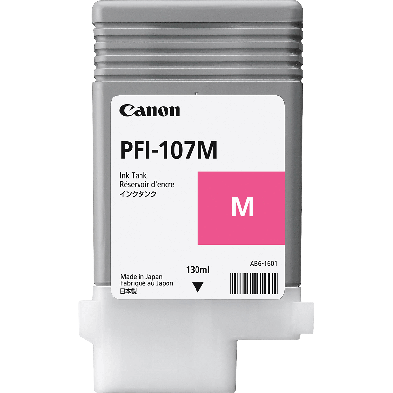 Canon PFI-107M magenta original blækpatron 130 ml. (6707B001)