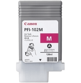 Canon PFI102M magenta original blækpatron 130 sider (0897B001)