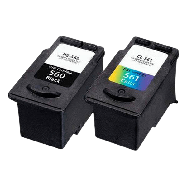 Canon PG-560XL / CL-561XL 2 stk. rabatpakke blækpatron 38 ml. - kompatibel