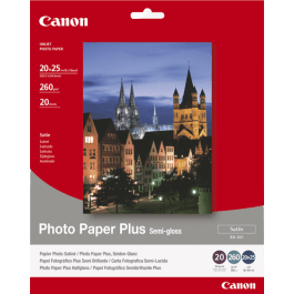 Canon SG-201 - Semi Glossy Fotopapir 20 x 25 (1686B018)