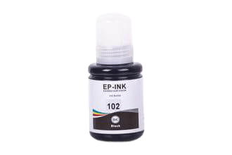 Epson 102 sort kompatibel Blæk refill 140 ml. (C13T03R140)