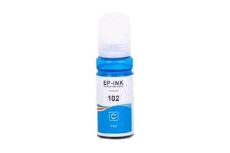 Epson 102 cyan kompatibel Blæk refill 70 ml. (C13T03R240)