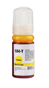 Epson 104 gul kompatibel Blæk refill 70 ml. (C13T00P440)