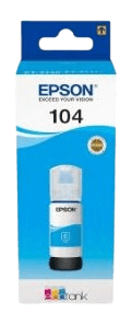 Epson 104 cyan original Blæk refill 65 ml. (C13T00P240)