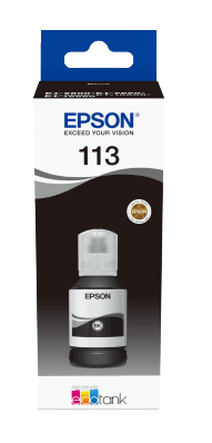 Epson 113 sort original Blæk refill 127 ml. (C13T06B140)