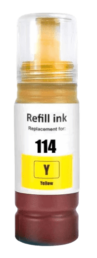 Epson 114 gul kompatibel Blæk refill 70 ml. (C13T07B440)