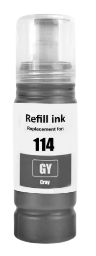 Epson 114 grå kompatibel Blæk refill 70 ml. (C13T07B540)