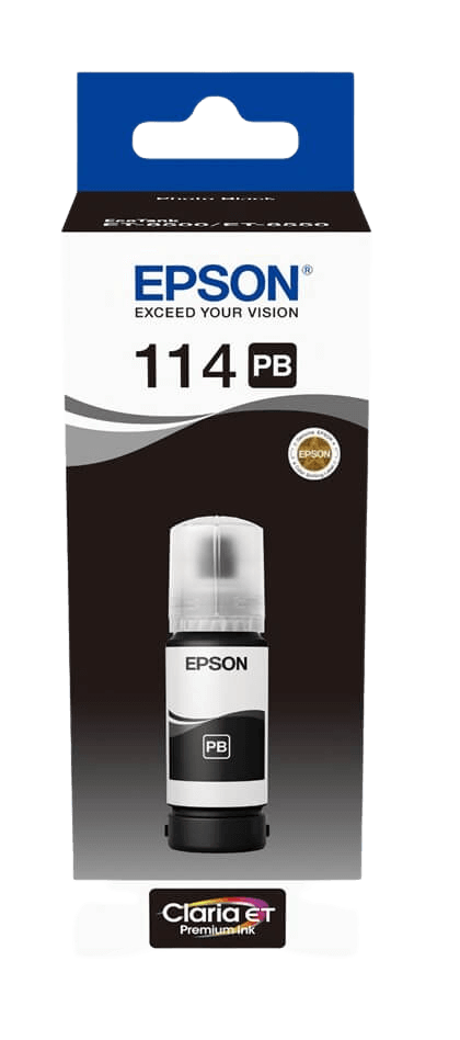 Epson 114 foto sort original Blæk refill 70 ml. (C13T07B140)
