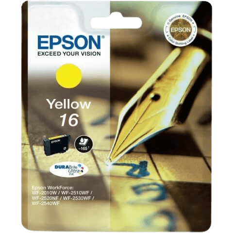 Epson 16 gul original blækpatron 3,1 ml. (C13T16244012)