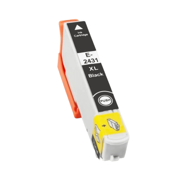 Epson 24 XL sort kompatibel blækpatron 11 ml. (C13T24314010)