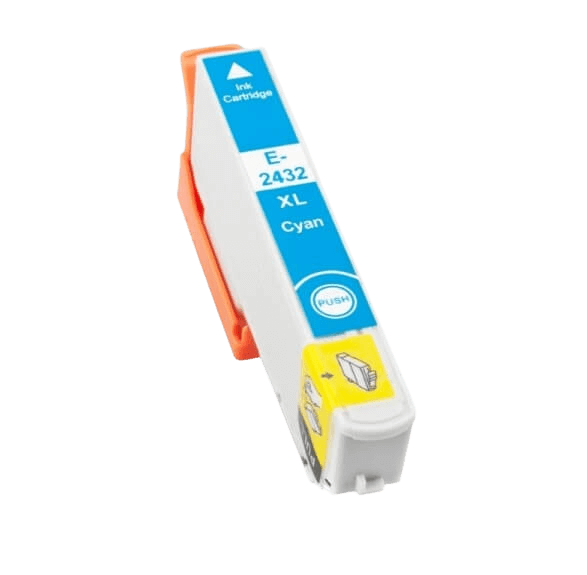 Epson 24 XL cyan kompatibel blækpatron 11 ml. (C13T24324010)