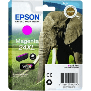 Epson 24XL magenta original blækpatron 10 ml. (C13T24334012)