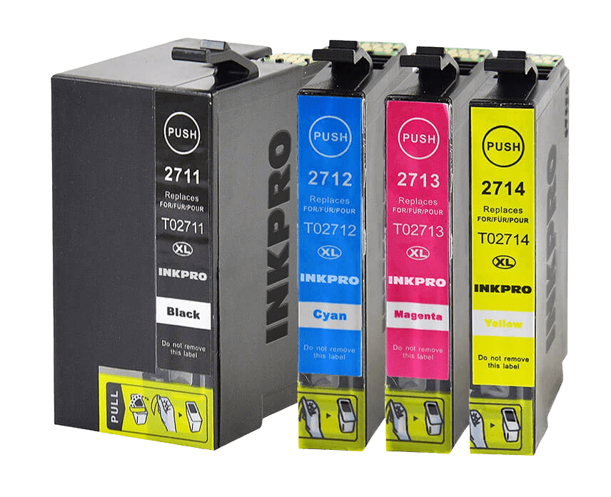 Epson 27 XL 4 stk. rabatpakke blækpatron 65,3 ml. - kompatibel