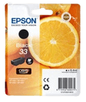 Epson 33 sort original blækpatron 6,4 ml. (C13T33314012)