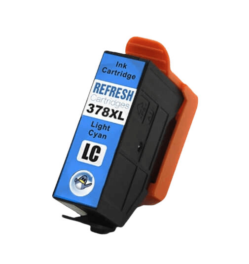 Epson 378 XL lys cyan kompatibel blækpatron 11 ml. (C13T37954010)