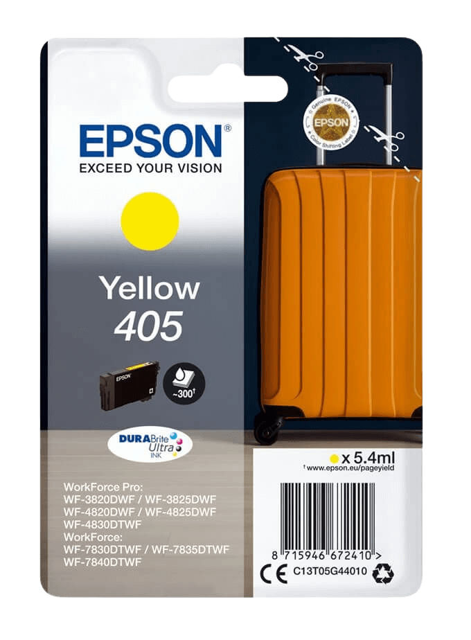 Epson 405 gul original blækpatron 5,4 ml. (C13T05G44010)