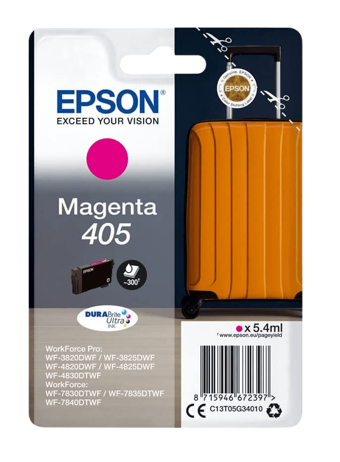 Epson 405 magenta original blækpatron 5,4 ml. (C13T05G34010)