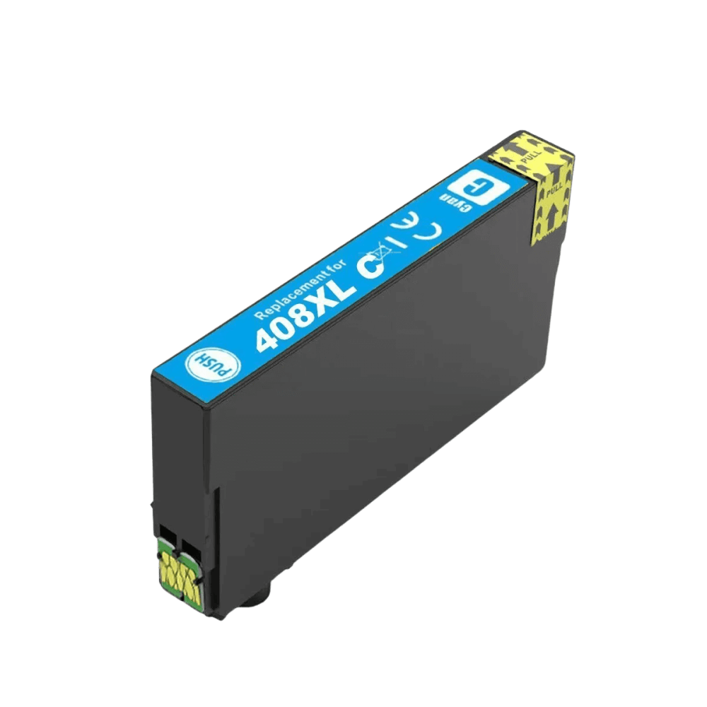 Epson 408 XL cyan kompatibel blækpatron 1700 sider (C13T09K24010)