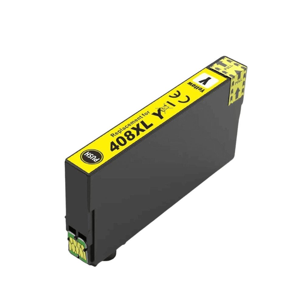 Epson 408 XL gul kompatibel blækpatron 1700 sider (C13T09K44010)