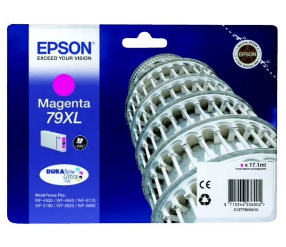 Epson 79 XL magenta original blækpatron 17 ml. (C13T79034010)
