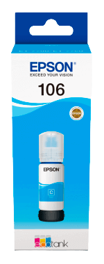 Epson 106 cyan original Blæk refill 70 ml. (C13T00R240)