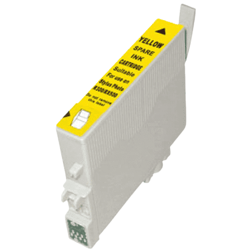 Epson T0484 gul kompatibel blækpatron 13 ml. (C13T04844010)