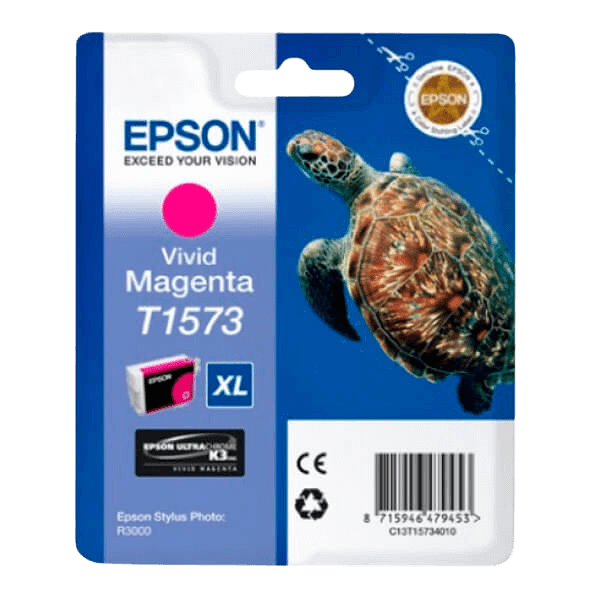 Epson T1573 magenta original blækpatron 25,9 ml. (C13T15734010)