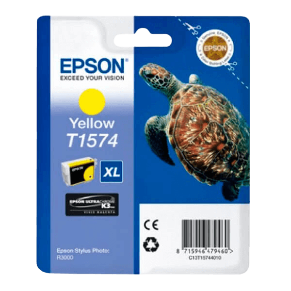 Epson T1574 gul original blækpatron 25,9 ml. (C13T15744010)