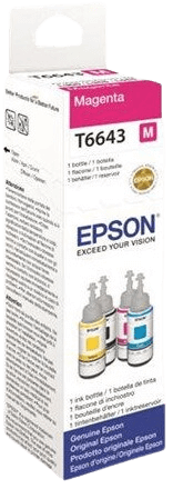 Epson T6643 magenta original Blæk refill 70 ml. (C13T664340)