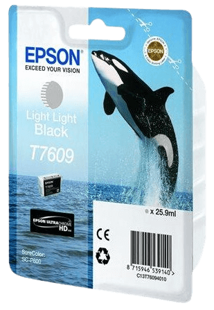 Epson T7609 light light sort original blækpatron 25,9 ml. (C13T76094010)