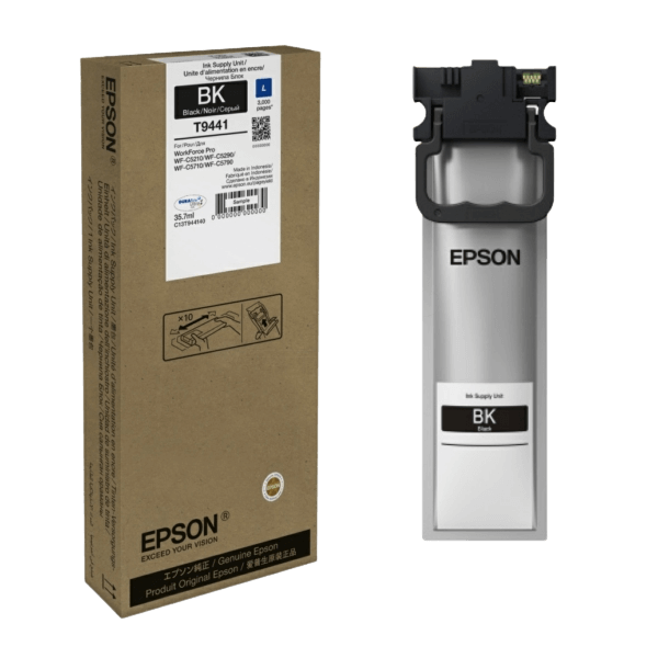 Epson T9441 sort original blækpatron 3000 sider (C13T944140)