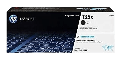 HP 135X XL sort original toner 2400 sider (W1350X)