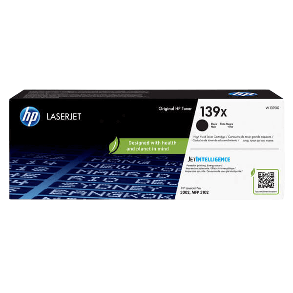 HP 139X XL sort original toner 4000 sider (W1390X)
