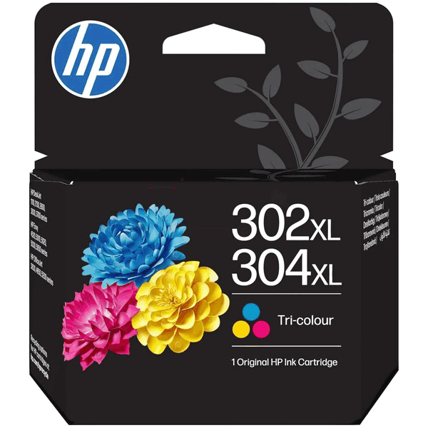 HP 302XL/304XL 3 farver i én original blækpatron (B7RT8AE)