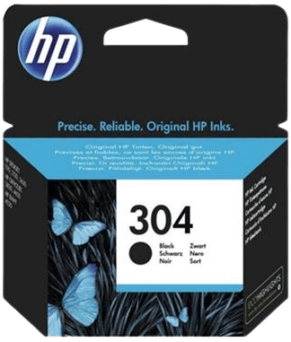HP 304BK sort original blækpatron 4 ml. (N9K06AE)
