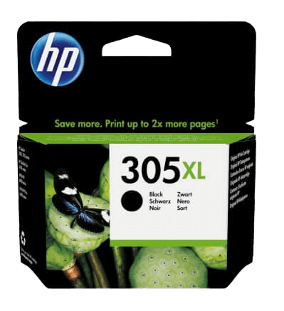 HP 305XL sort original blækpatron 6,5 ml. (3YM62AE)