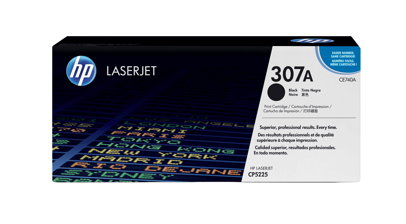 HP 307A sort original toner 7000 sider (CE740A)