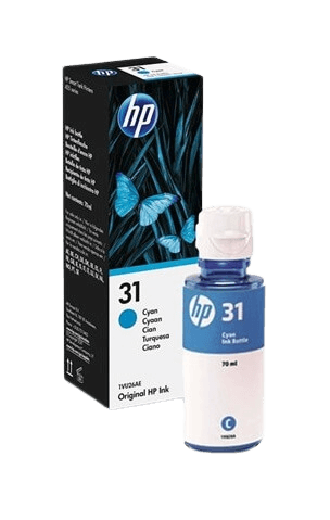 HP 31 cyan original Blæk refill 8000 sider (1VU26AE)