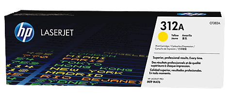 HP 312A gul original toner 2700 sider (CF382A)