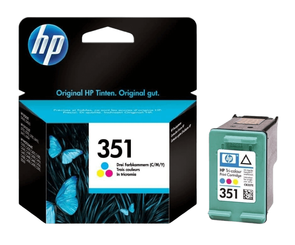 HP 351 3 farver i én original blækpatron 3 ml. (CB337EE)