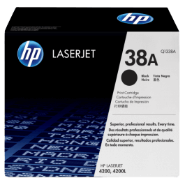 HP 38A sort original toner 12000 sider (Q1338A)