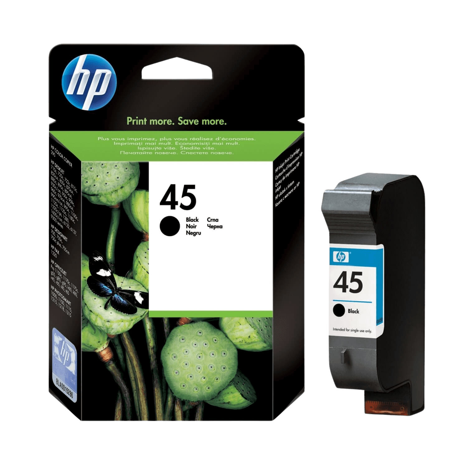 HP 45 XL sort original blækpatron 45 ml. (51645AE)