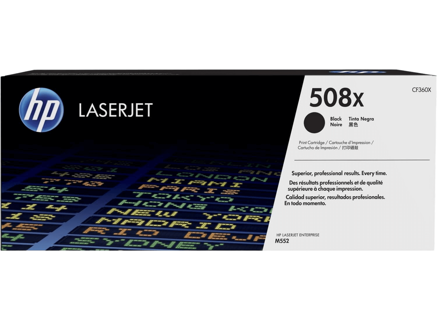 HP 508X XL sort original toner 12500 sider (CF360X)