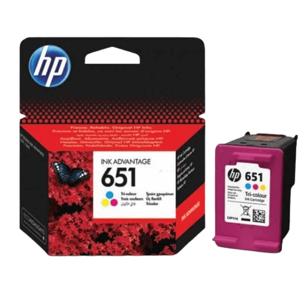 HP 651 CMY original blækpatron 300 sider (C2P11AE)