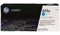 HP 651A cyan original toner 16000 sider (CE341A)